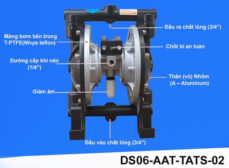 Bơm màng khí nén TDS DS06-AAT-TATS-02