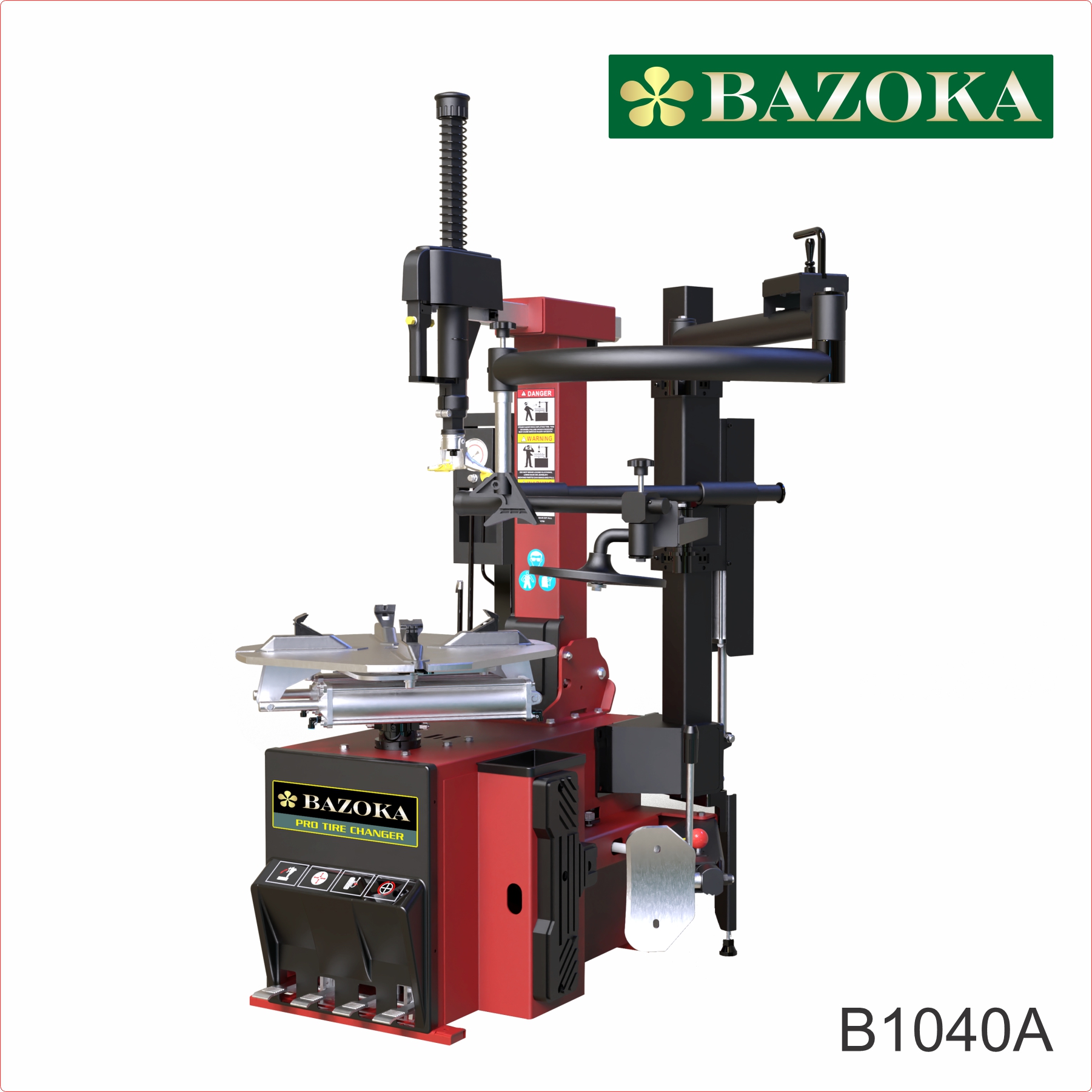 Máy ra vào vỏ xe con kèm tay càng. B1040A