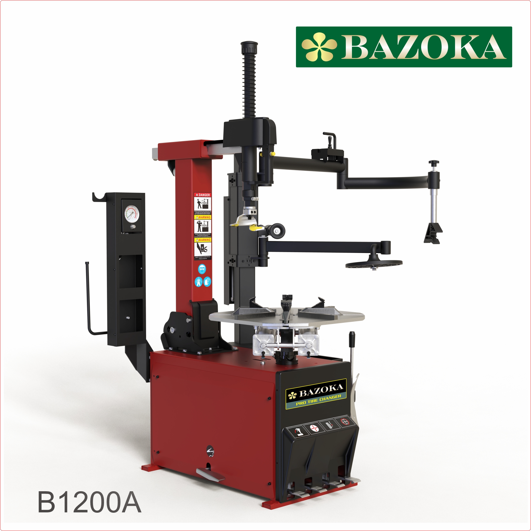 máy ra vào lốp ô tô, kèm tay càng, B1200A