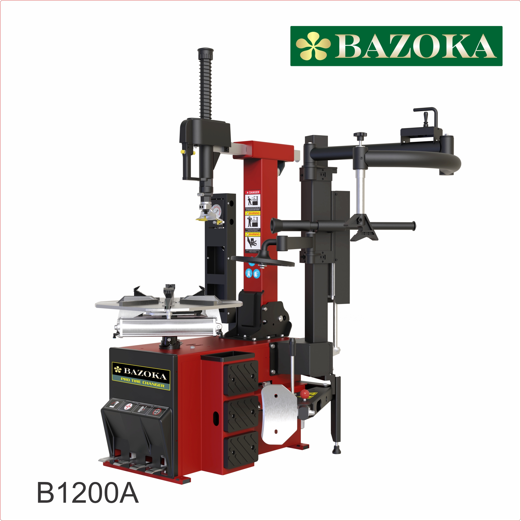máy ra vào lốp ô tô, kèm tay càng, B1200A