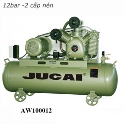Máy nén khí 15HP 2 cấp JUCAI AW100012 - Bình chứa 500L
