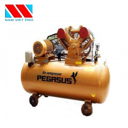 Máy bơm hơi piston 15HP PEGASUS TM-W-1.6/12.5-500L, Bình chứa 500L