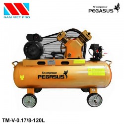 Máy nén khí 3HP PEGASUS TM-V-0.25/12.5-120L, Bình chứa 120L