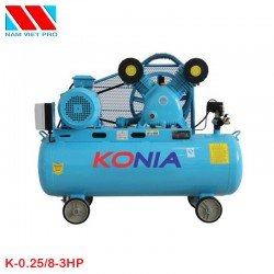 Máy nén khí piston 1 cấp 3HP Konia K-0.25/8 - 3HP